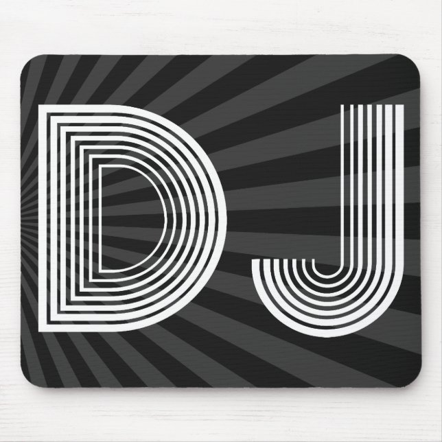 Alfombrilla De Ratón DJ vintage (Frente)