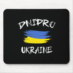 Alfombrilla De Ratón Dnipro Ucrania Souvenir Bandera del País Ucraniano
