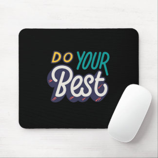 Alfombrilla De Ratón “Do Your Best” Motivational Quote Mouse Pad