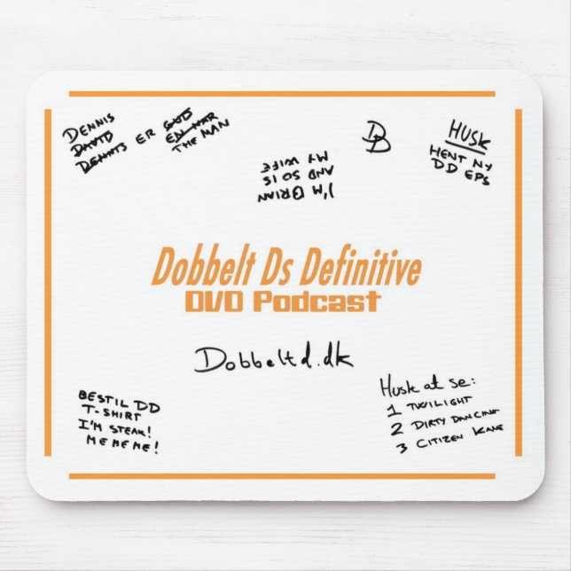 Alfombrilla De Ratón Dobbelt Ds Mousepad (Frente)