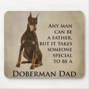 Alfombrilla De Ratón Doberman Dad Mousepad