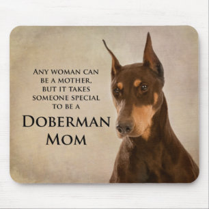 Alfombrilla De Ratón Doberman Mom Mouse Pad