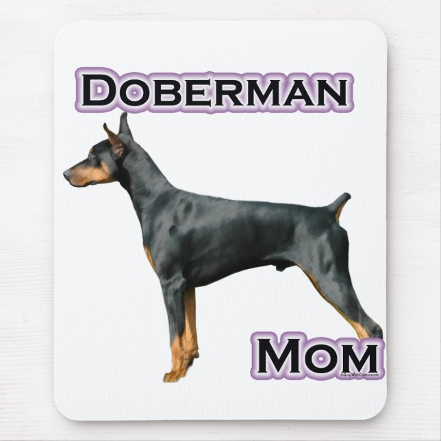 Alfombrilla De Ratón Doberman Pinscher Mom 4 (Frente)