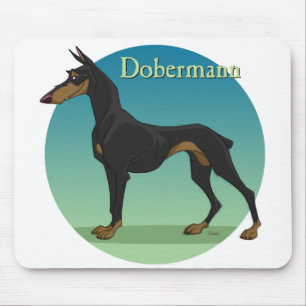 Alfombrilla De Ratón dobermann