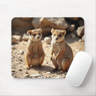 Alfombrilla De Ratón "Doble cualidad: gemelos australianos de Quokka"