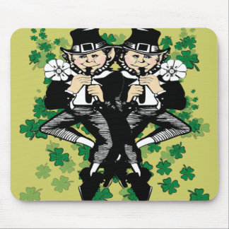 Alfombrilla De Ratón Doble Leprechaun De La Suerte