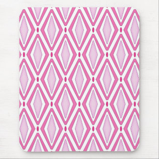 Alfombrilla De Ratón Doble rosa de diamantes retro