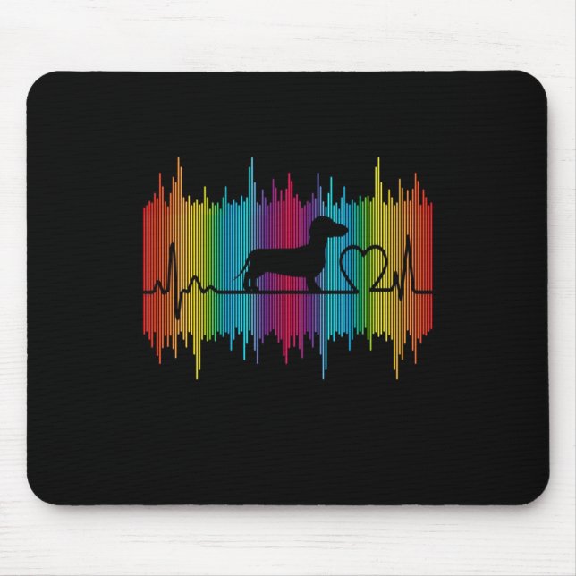 Alfombrilla De Ratón Dog Gift | Dachshund Love (Frente)