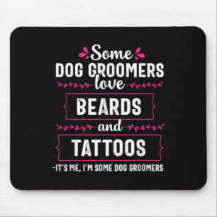 Alfombrilla De Ratón Dog Groomer Divertidas Beares Tattoos Mascota Groo