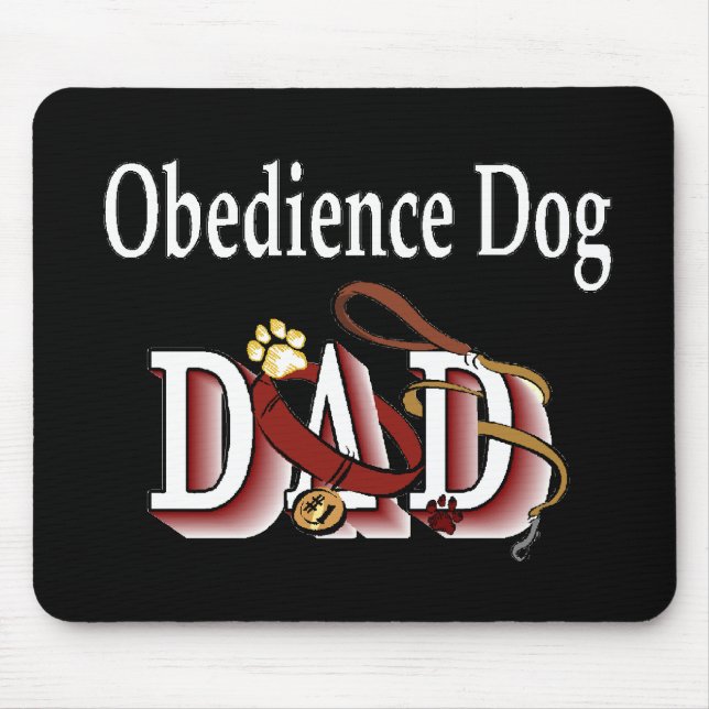 Alfombrilla De Ratón Dog Obedience Dad (Frente)