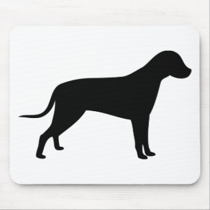 Alfombrilla De Ratón Dog Silhouette