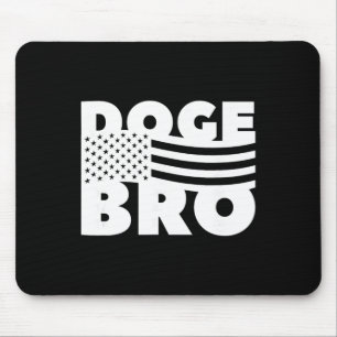 Alfombrilla De Ratón Doge Bro Patriótico Americano Trump Eficiencia