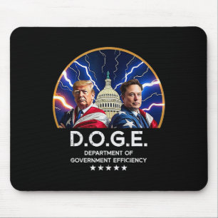 Alfombrilla De Ratón Doge Trump, Departamento De Eficiencia Gubernament
