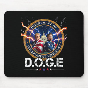 Alfombrilla De Ratón Doge Trump, Departamento De Eficiencia Gubernament