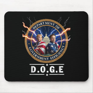 Alfombrilla De Ratón Doge Trump, Departamento De Eficiencia Gubernament