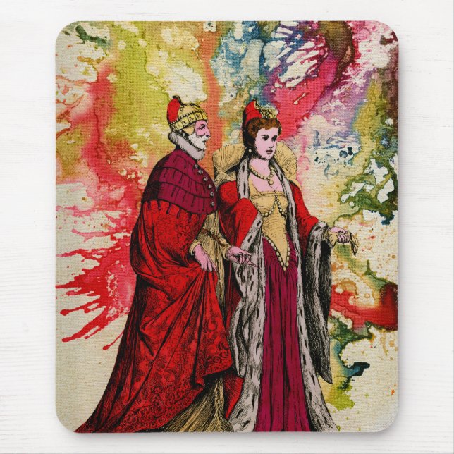 Alfombrilla De Ratón Doge veneciana y Dogeressa por Michael Moffa (Frente)