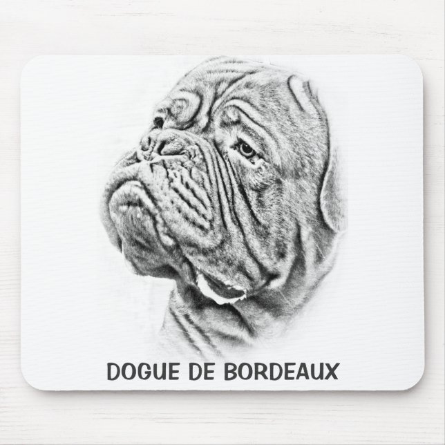 Alfombrilla De Ratón Dogue De Bordeaux - mastín francés (Frente)