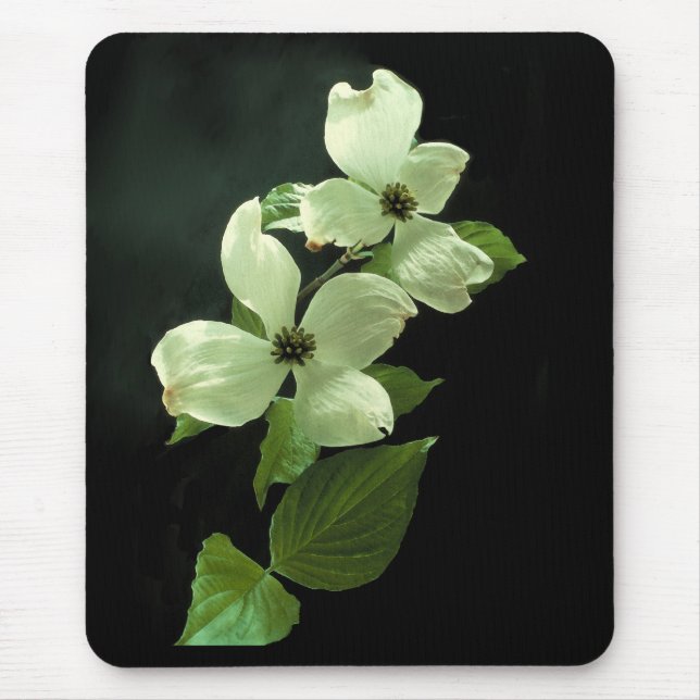 Alfombrilla De Ratón Dogwood Blossum Mousepad (Frente)