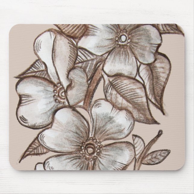 Alfombrilla De Ratón Dogwood Mousepad (Frente)