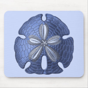 Alfombrilla De Ratón Dólar de arena azul