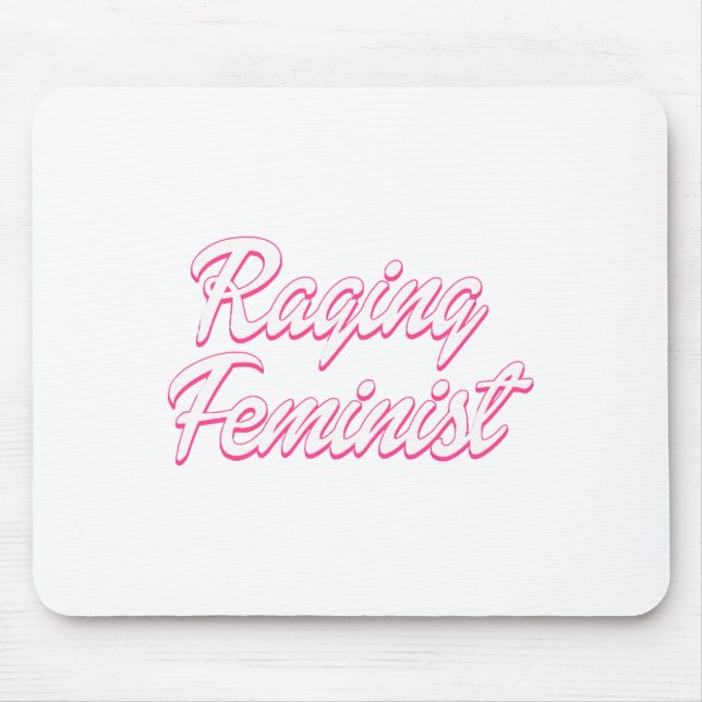 Alfombrilla De Ratón Dolor feminista furioso (Frente)