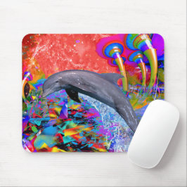 Alfombrilla De Ratón Dolphin Color Splash Mouse Mat