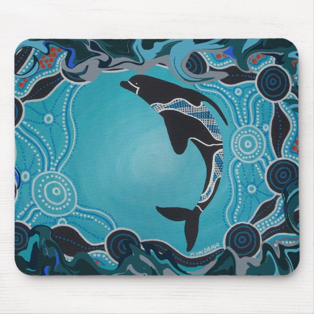 Alfombrilla De Ratón Dolphin Dreaming Mouse Mat (Frente)