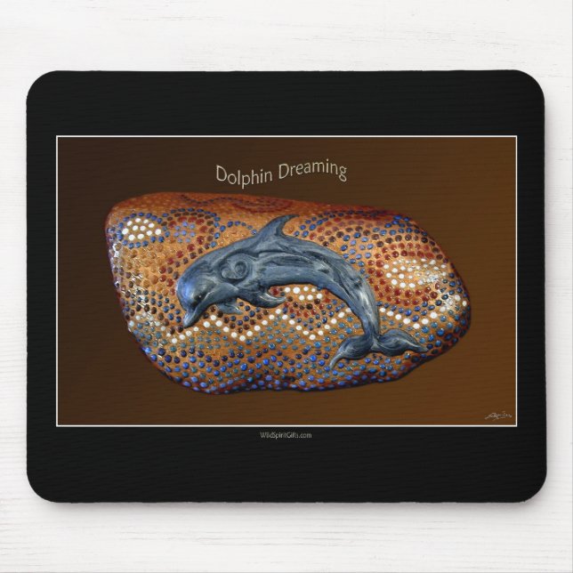 Alfombrilla De Ratón DOLPHIN SOÑANDO Mammal marino MousePad (Frente)