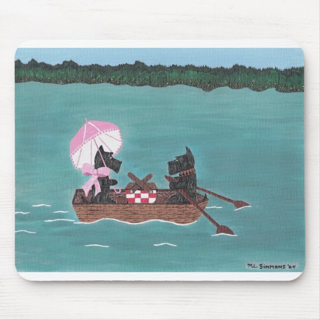 Alfombrilla De Ratón Domingo por la tarde (Frente)