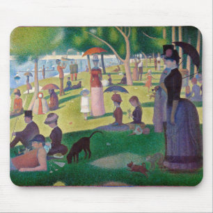 Alfombrilla De Ratón Domingo por la tarde en La Grande Jatte, Seurat