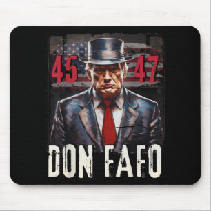 Alfombrilla De Ratón Don Fafo Trump 45 47 Divertido juego político patr