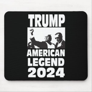 Alfombrilla De Ratón Don Trump 2024 a prueba de balas nunca se rinde le