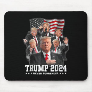 Alfombrilla De Ratón Donald J Trump 2024 nunca se rinde 1