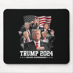 Alfombrilla De Ratón Donald J Trump 2024 nunca se rinde 1