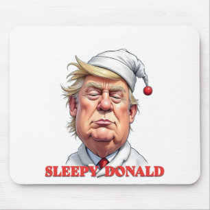 Alfombrilla De Ratón Donald Soñoliento: una sutil caricatura política