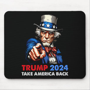 Alfombrilla De Ratón Donald Trump 2024 Toma América Ck Tío Sam Republic