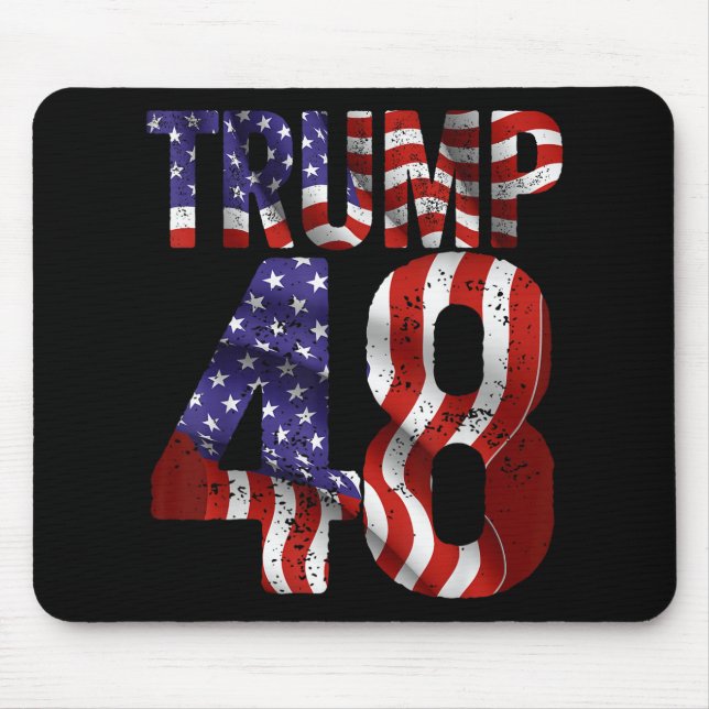 Alfombrilla De Ratón Donald Trump 2028 Trump 45 47 48º Presidente Ameri (Frente)