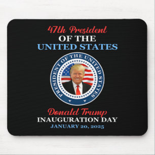 Alfombrilla De Ratón Donald Trump 47º Presidente Inauguración Usa 2025