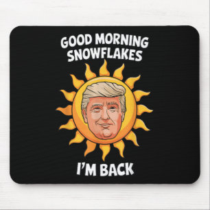 Alfombrilla De Ratón Donald Trump Buenos días, copos de nieve me devuel