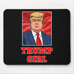 Alfombrilla De Ratón Donald Trump Chica divertida gran presidente estad