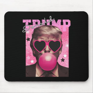 Alfombrilla De Ratón Donald Trump Espuma de burbuja Agujas rosadas