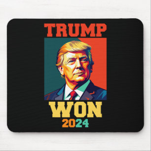 Alfombrilla De Ratón Donald Trump Ganó Inauguración de Elección de 2024