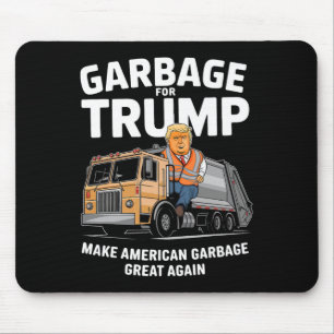 Alfombrilla De Ratón Donald Trump monta en camión de basura 2024