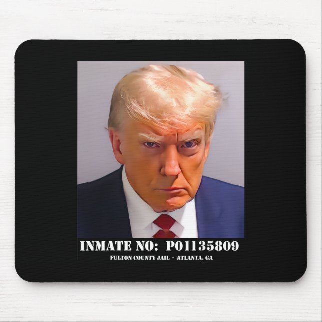 Alfombrilla De Ratón Donald Trump Mug Shot (Frente)