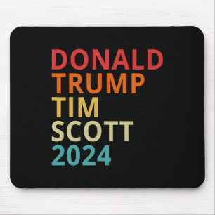 Alfombrilla De Ratón Donald Trump Tim Scott 2024 Presidente Republicano