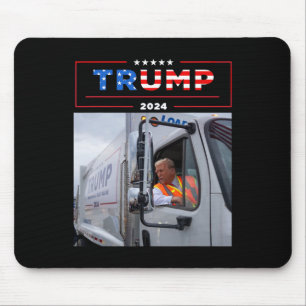 Alfombrilla De Ratón Donald Trump viaja en camiseta de camión Garge