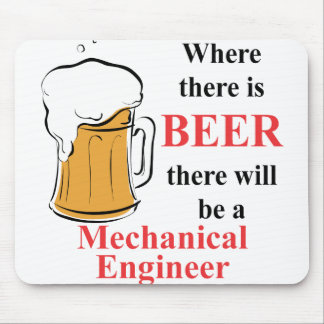 Alfombrilla De Ratón Donde hay cerveza - ingeniero industrial