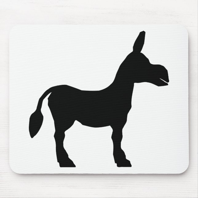 Alfombrilla De Ratón Donkey Silhouette (Frente)