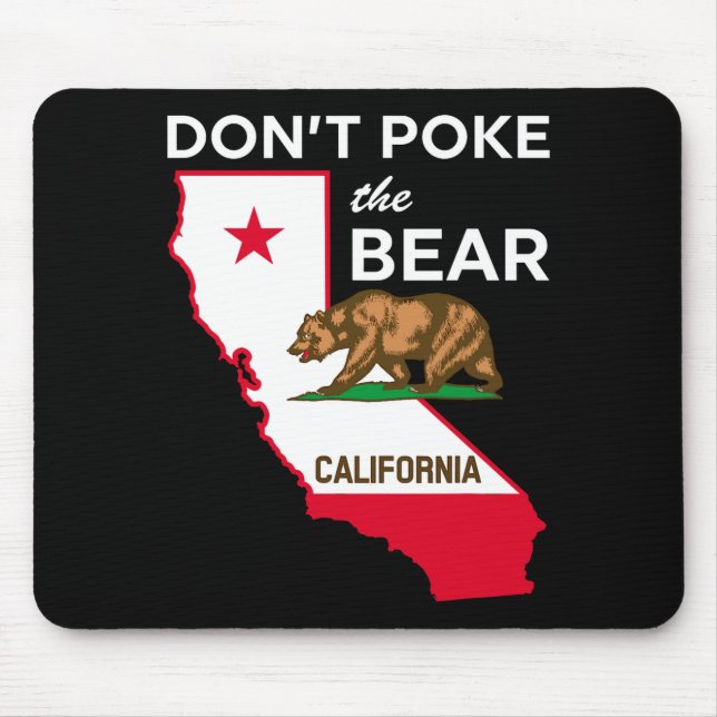 Alfombrilla De Ratón Dont Ke The Bear California Republic Design  (Frente)