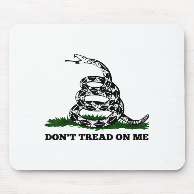 Alfombrilla De Ratón Don't Tread On Me 2nd Amendment Patriotic New Nove (Frente)